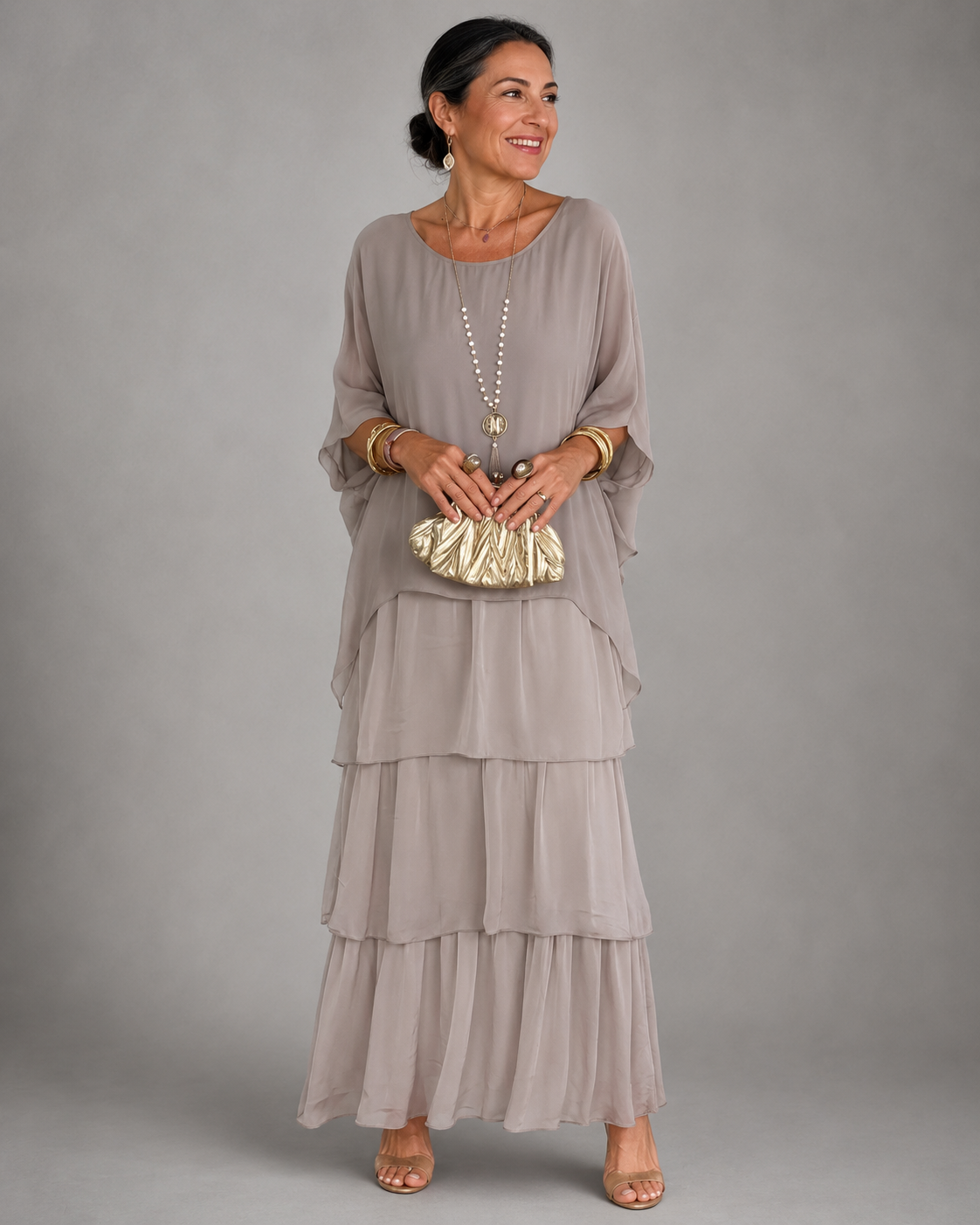 Martina™ | Elegante Abito Lungo Fluido