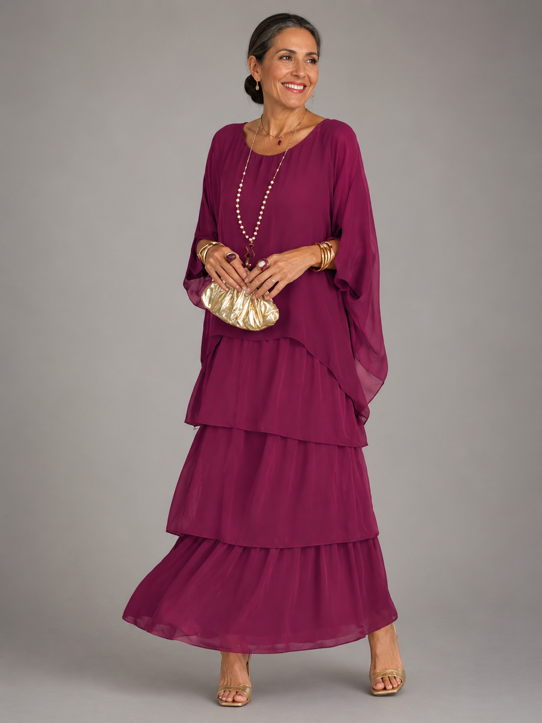 Martina™ | Elegante Abito Lungo Fluido