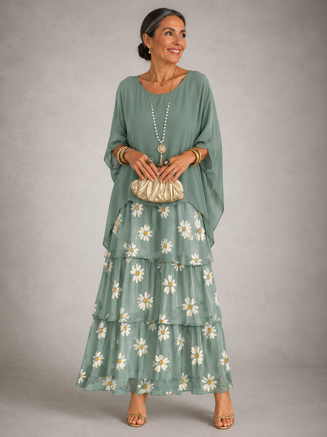Martina™ | Elegante Abito Lungo Fluido