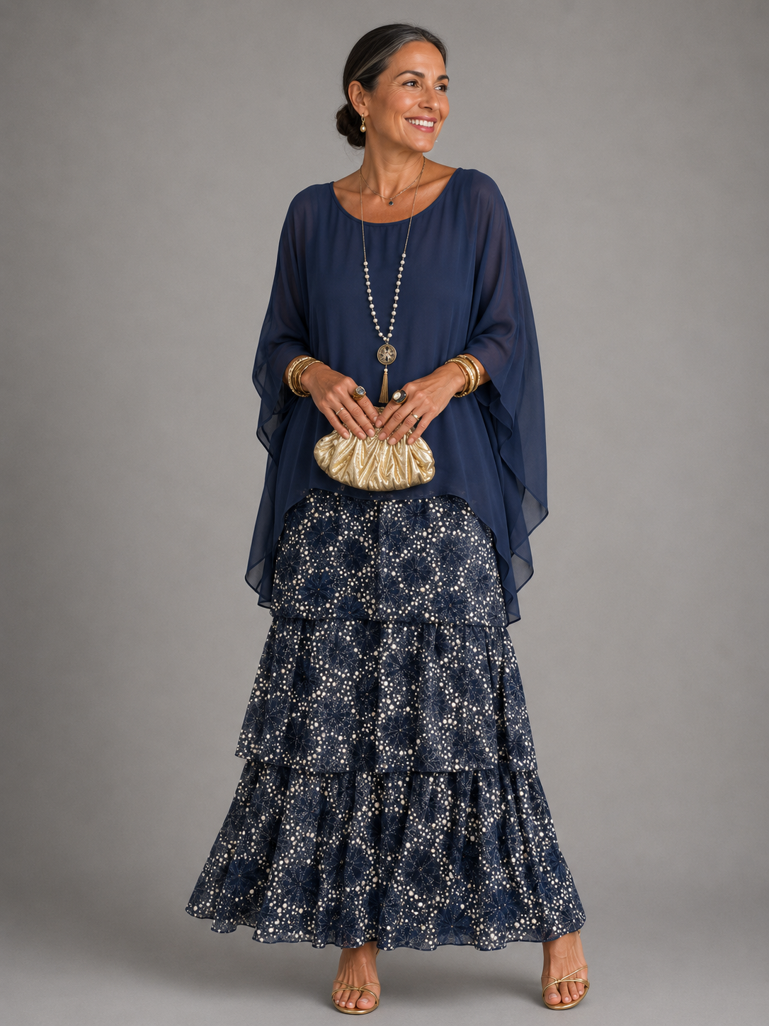 Martina™ | Elegante Abito Lungo Fluido