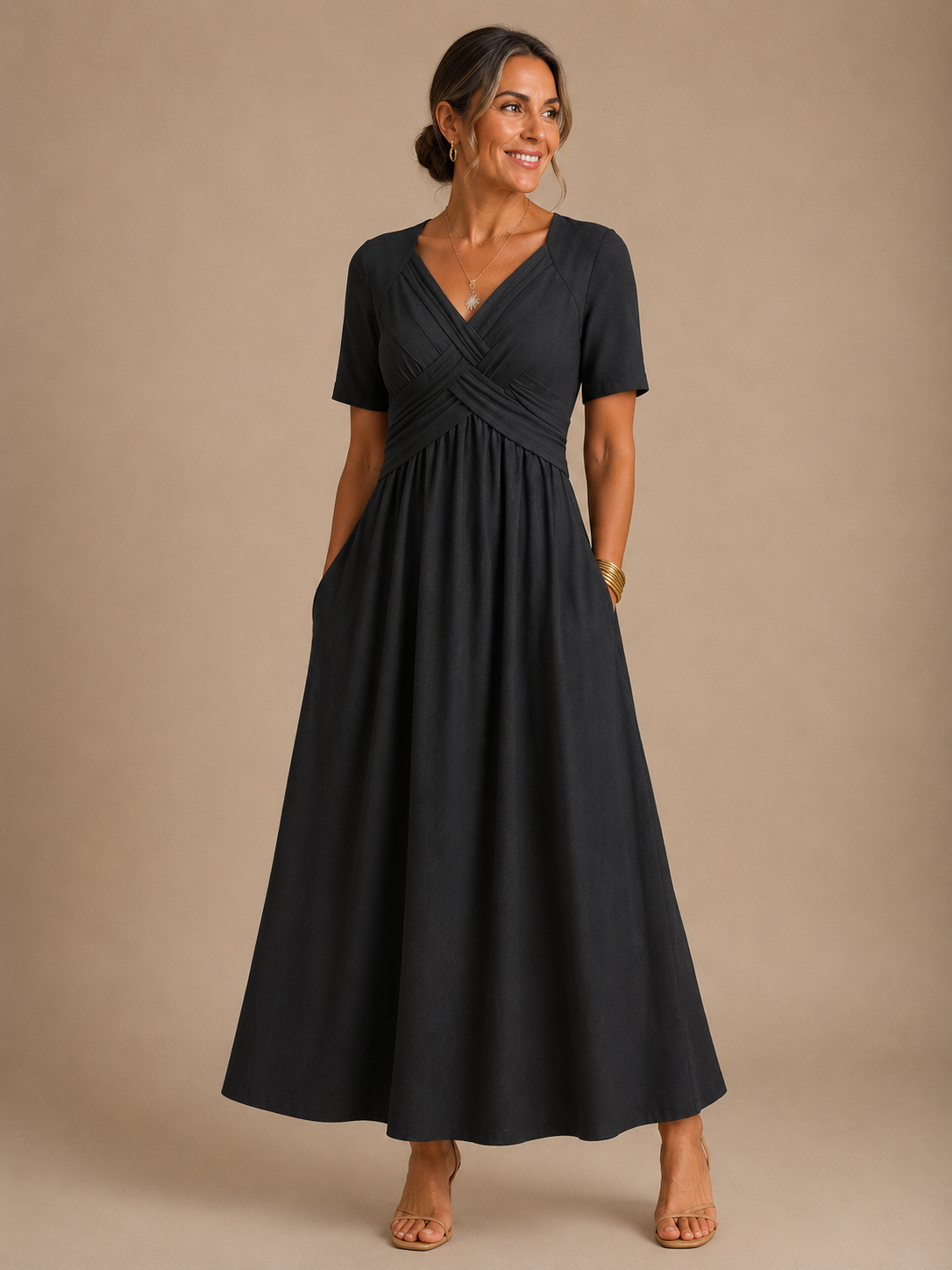 Angeli™ | Vestito Midi Elegante