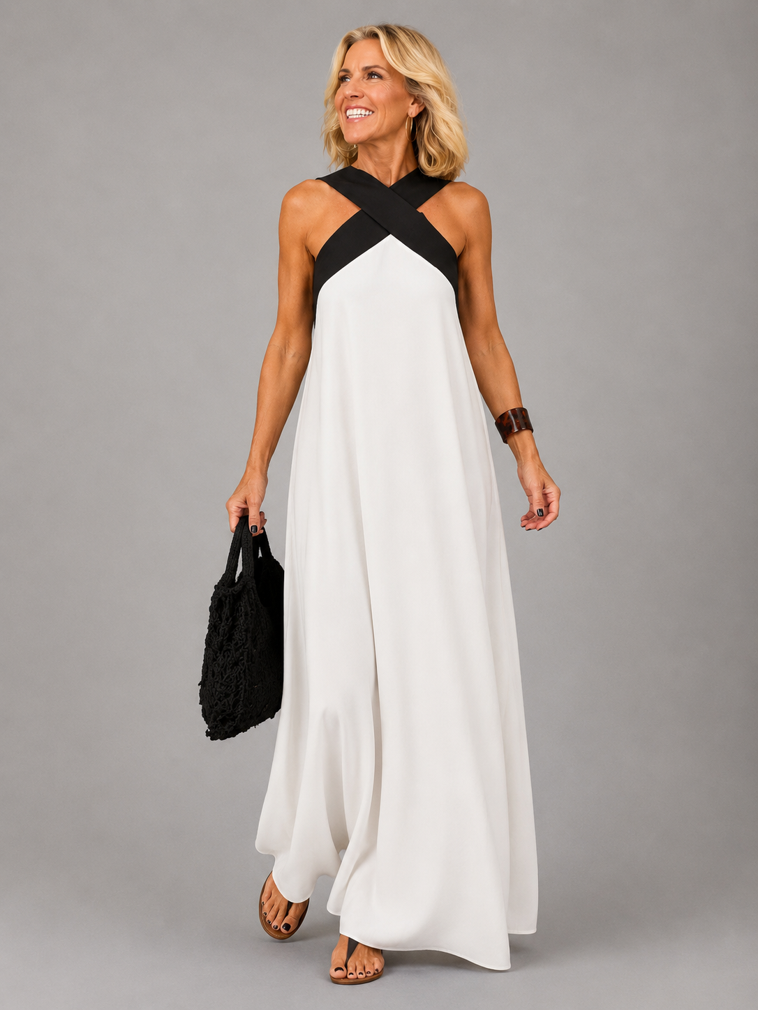 Velora™ | Maxi Dress Eleganza Incrociata