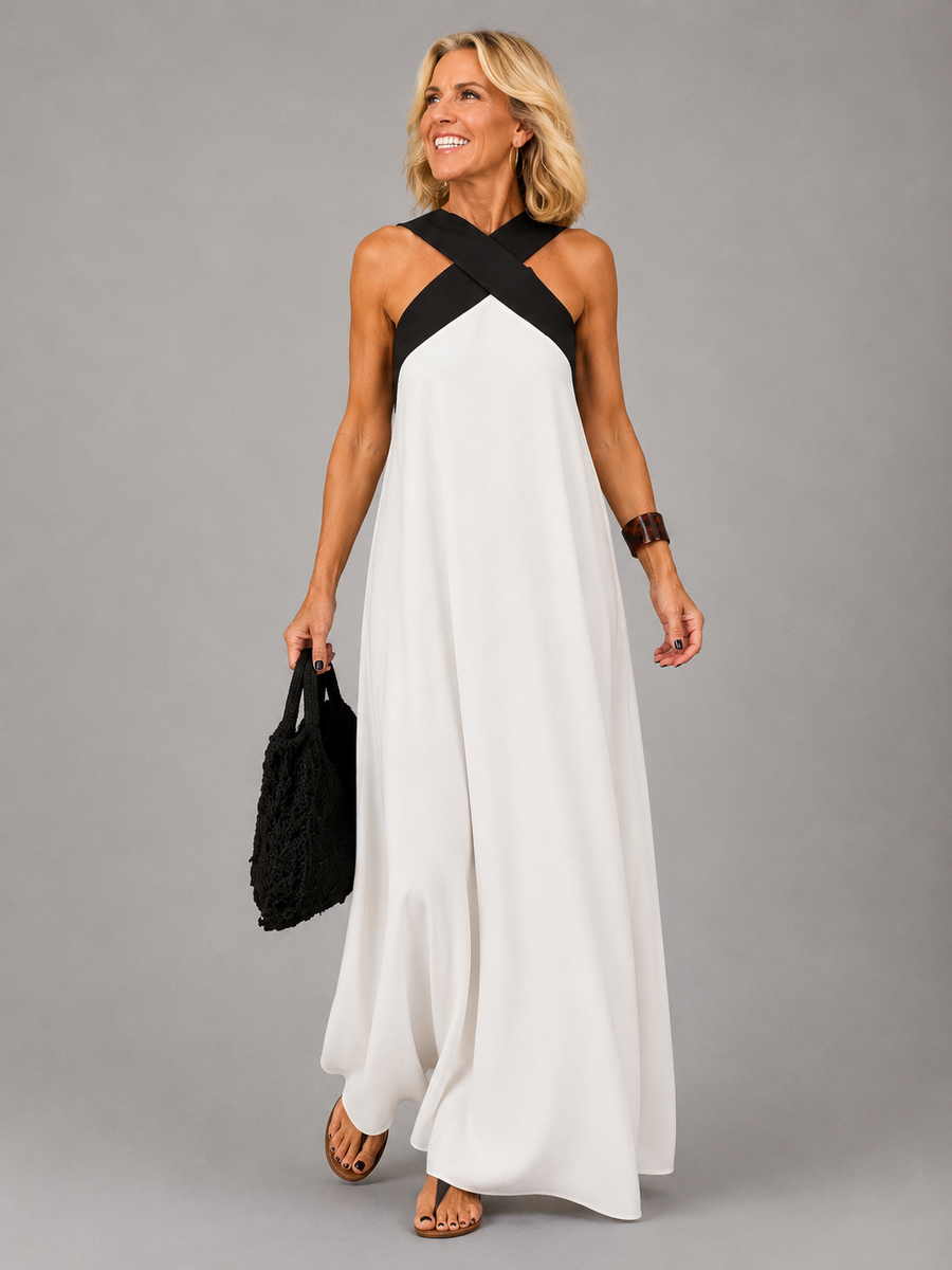 Velora™ | Maxi Dress Eleganza Incrociata
