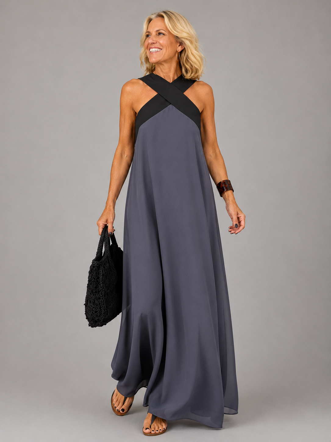 Velora™ | Maxi Dress Eleganza Incrociata