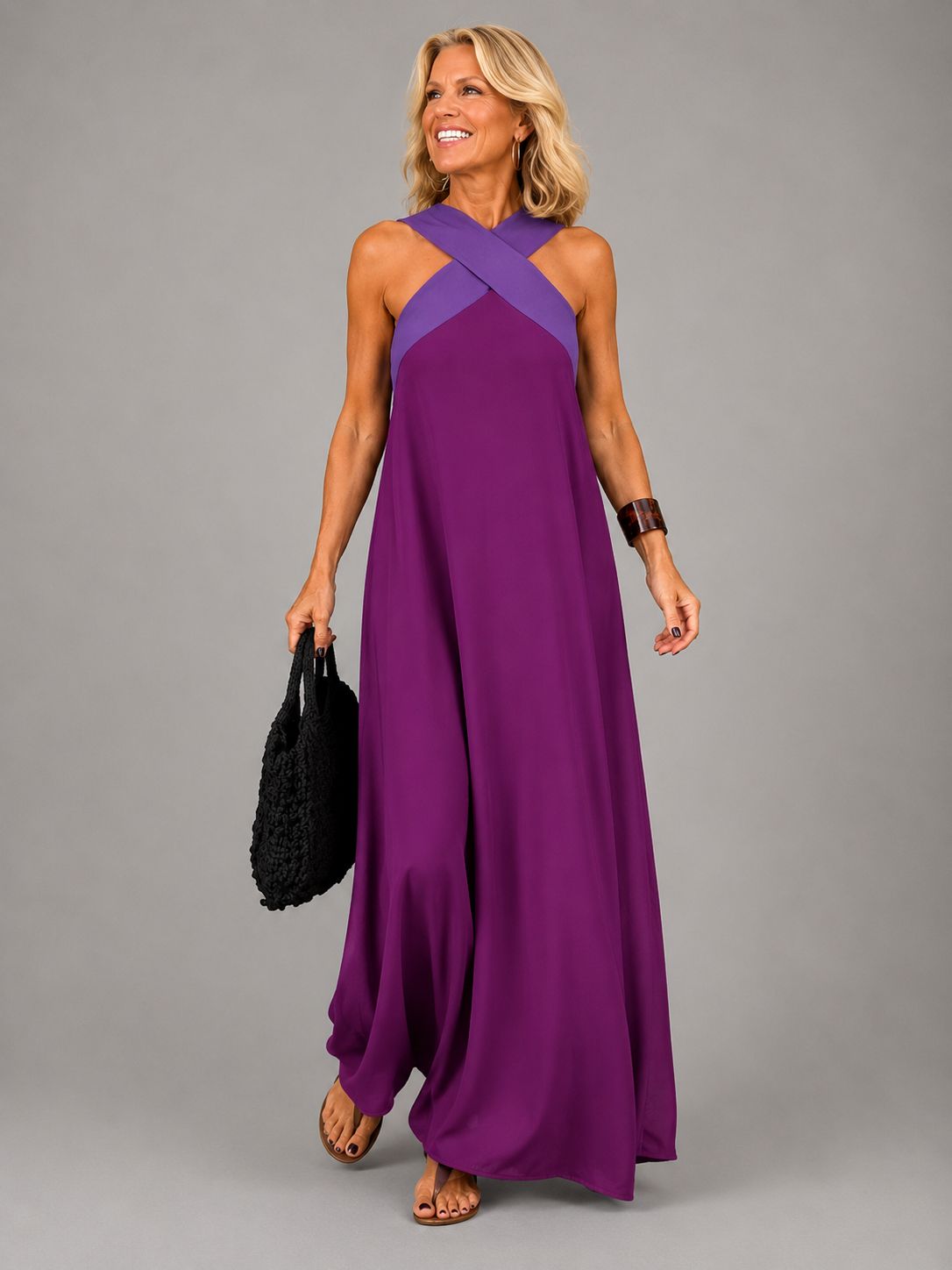 Velora™ | Maxi Dress Eleganza Incrociata