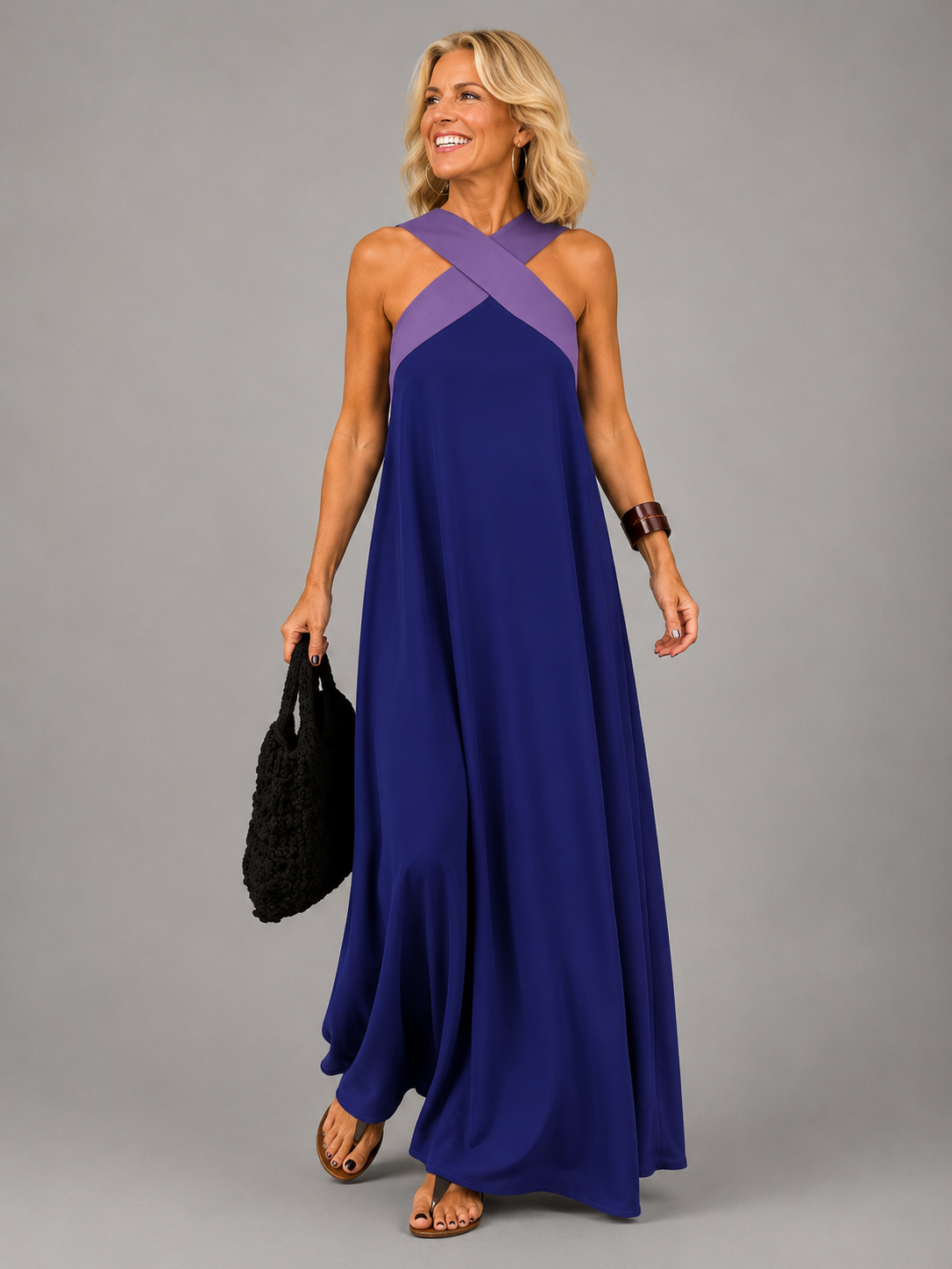 Velora™ | Maxi Dress Eleganza Incrociata