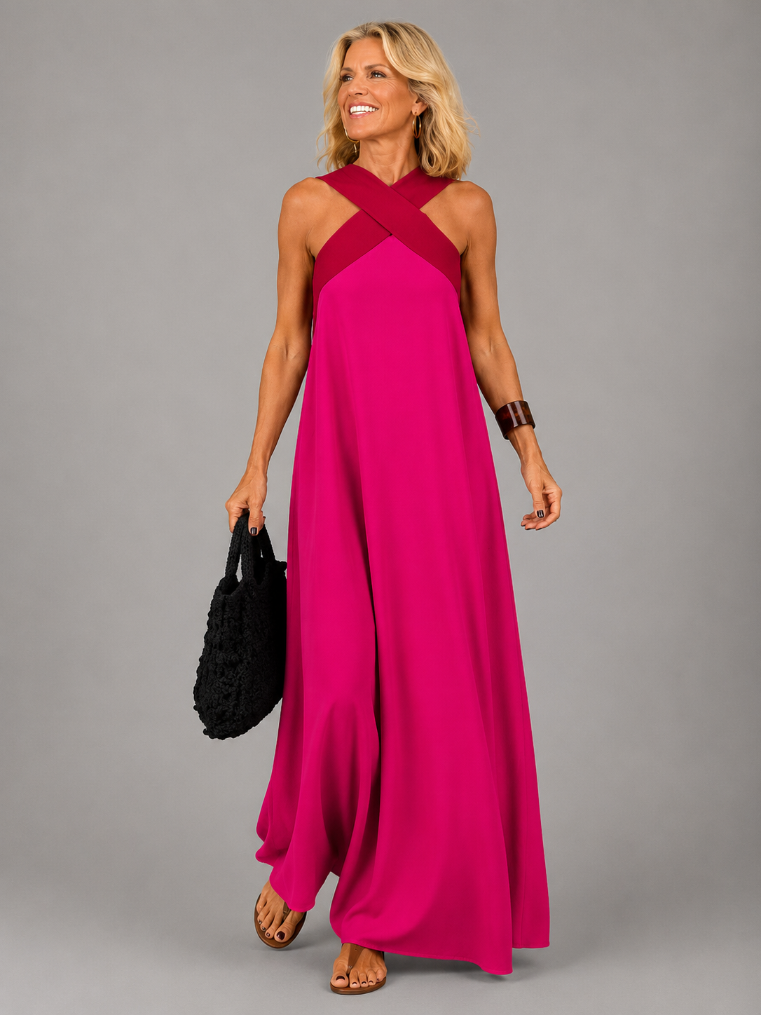 Velora™ | Maxi Dress Eleganza Incrociata