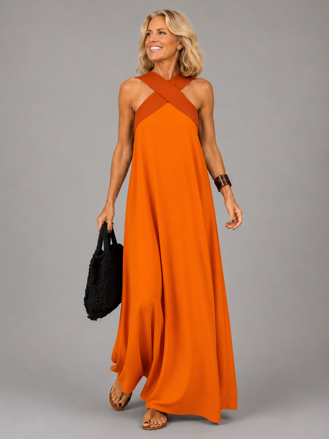 Velora™ | Maxi Dress Eleganza Incrociata