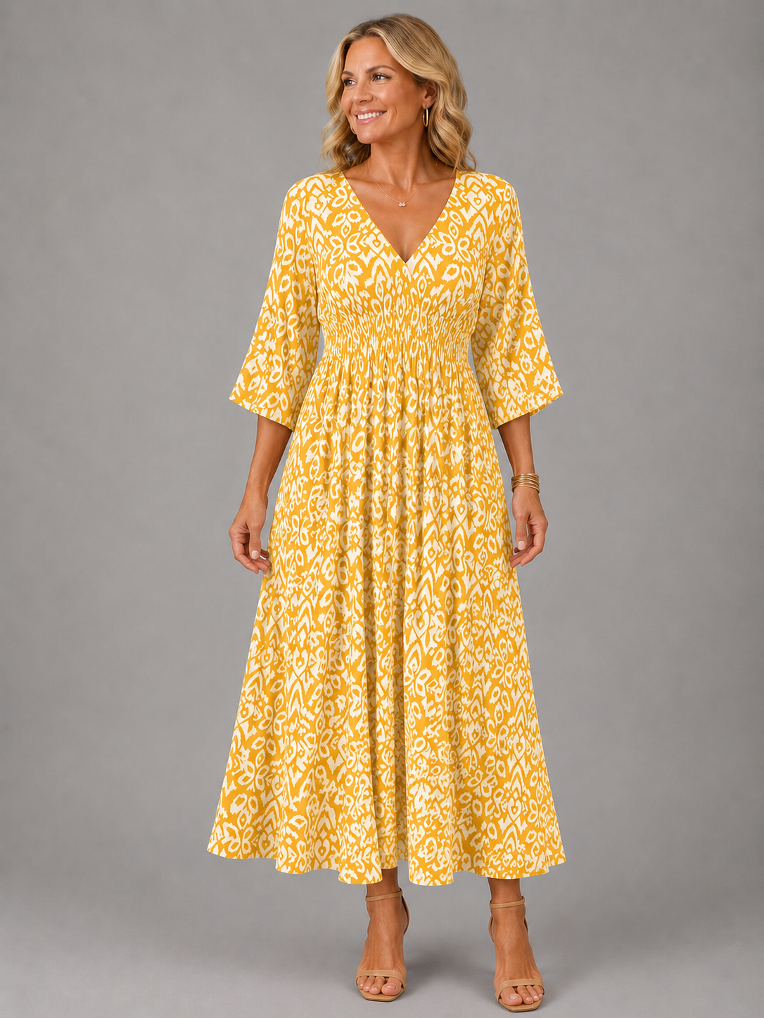 Althea™ | Vestito Midi Bohemien