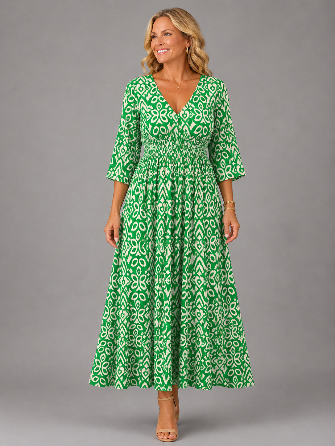 Althea™ | Vestito Midi Bohemien