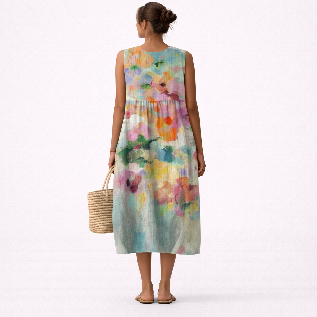 Karla™ | Abito Midi Multicolore Elegante