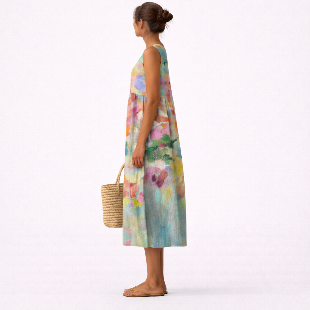 Karla™ | Abito Midi Multicolore Elegante