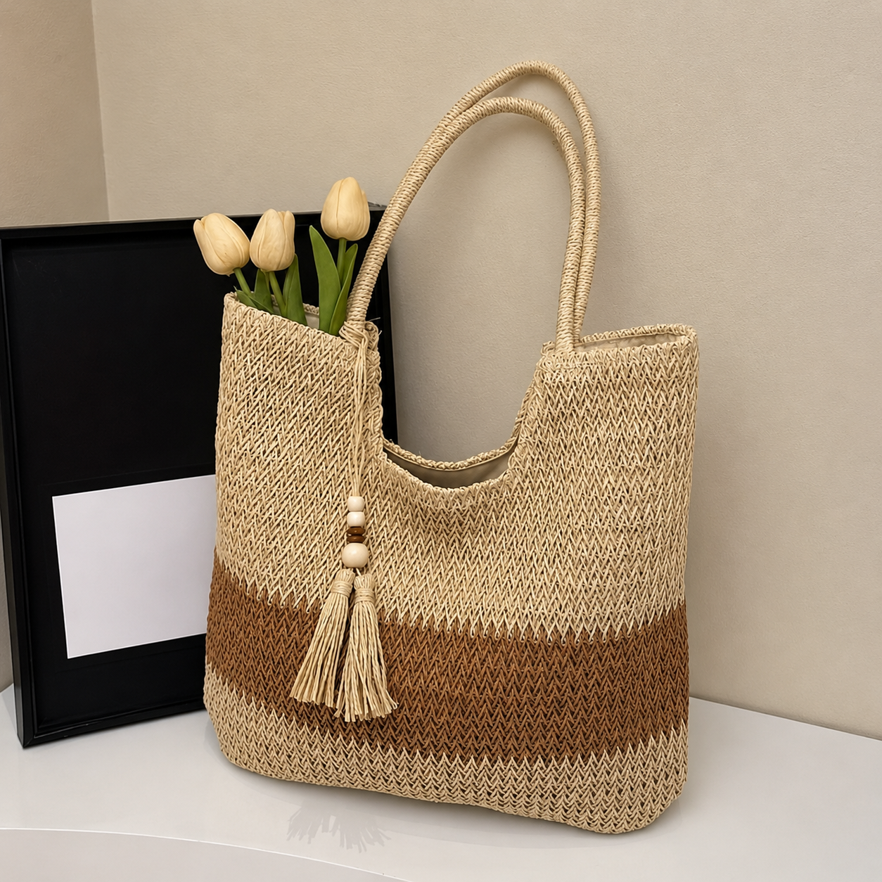 Borsa a Spalla Intrecciata Amadelle