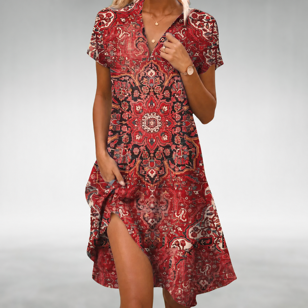Valentina™ | Abito Midi Leggero e Confortevole