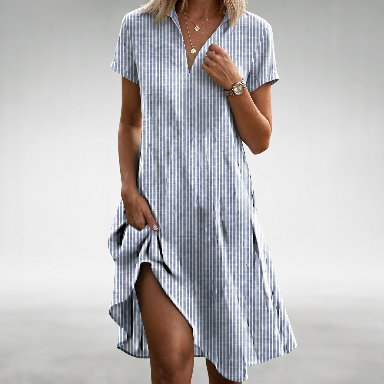 Valentina™ | Abito Midi Leggero e Confortevole