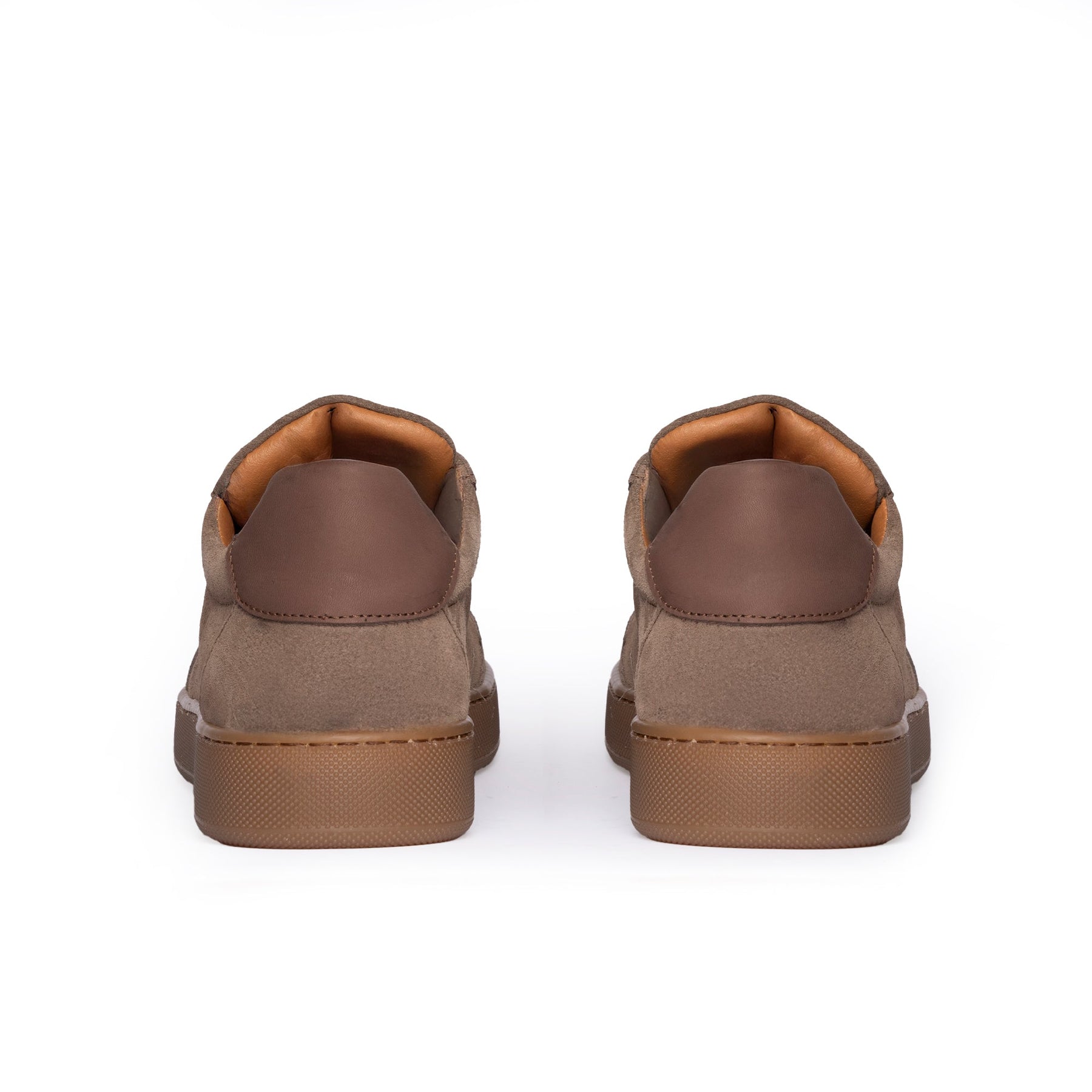 Fusion sneakers basse uomo in morbido camoscio