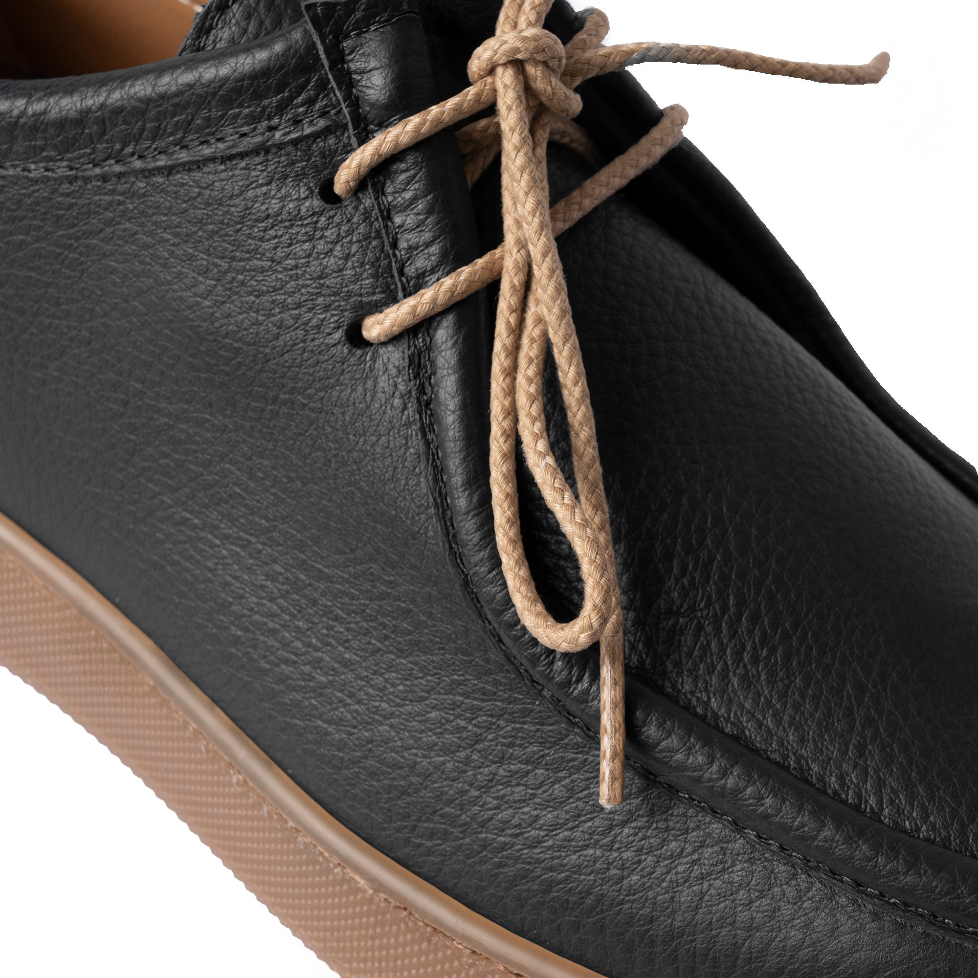 Frank Sneakers fondo ambra uomo in pelle bottolata