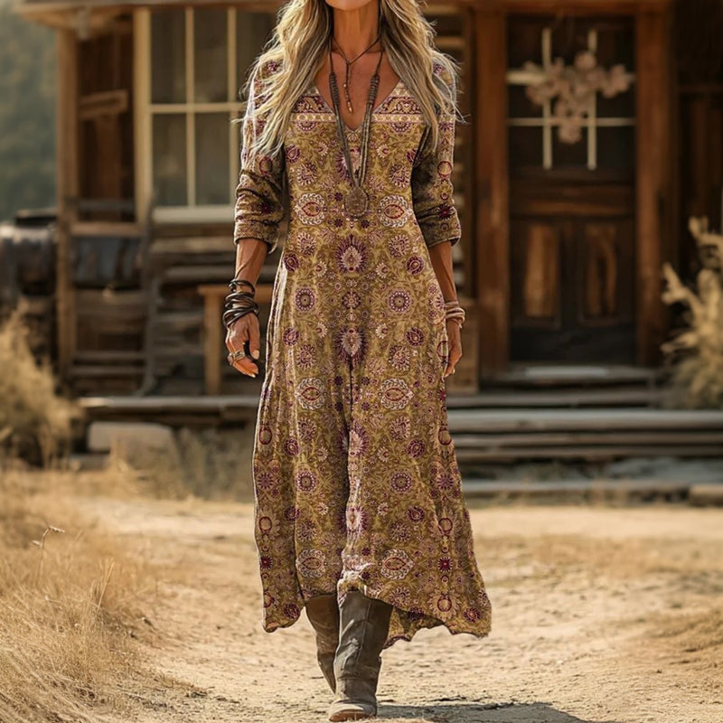 Nicole | Abito in Stile Bohemien Rilassato