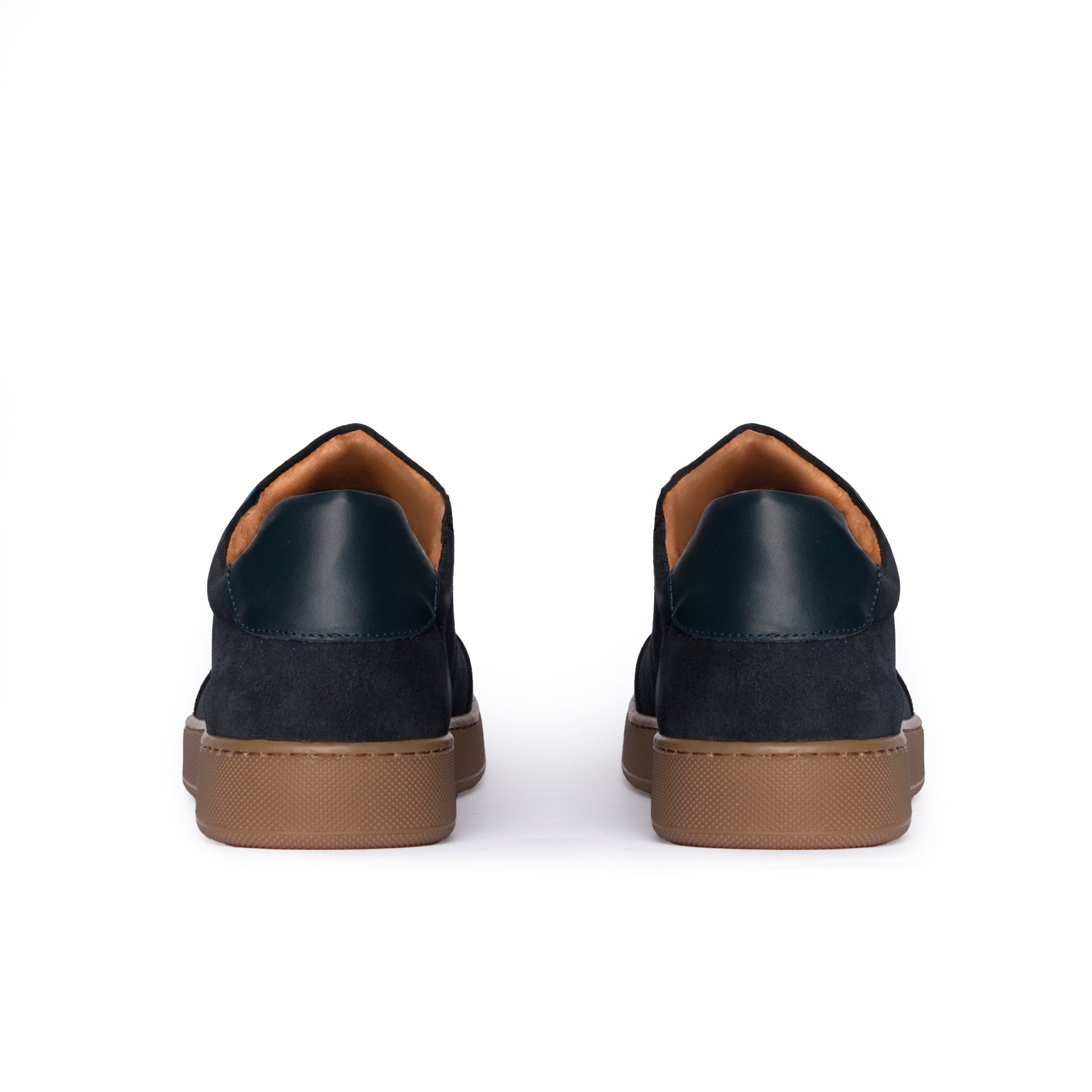 Fusion sneakers basse uomo in morbido camoscio