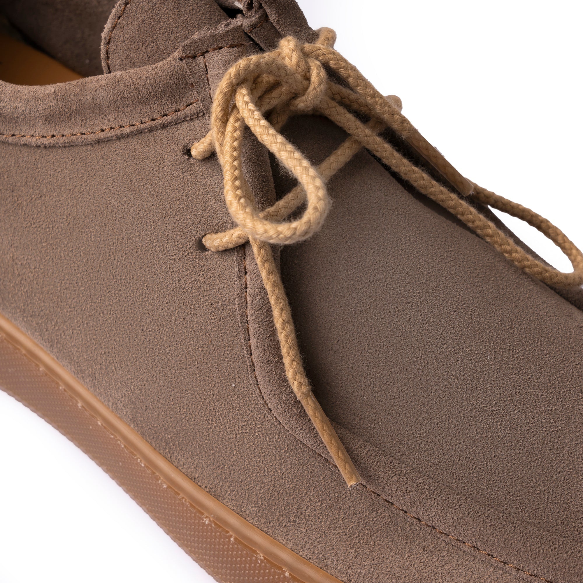 Frank Sneakers fondo ambra Uomo in Morbido Camoscio