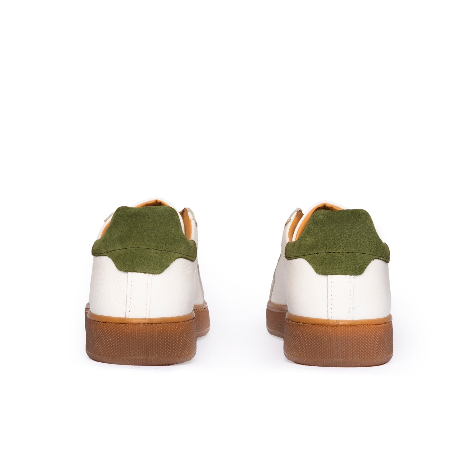 Motion SNEAKERS BASSE UOMO IN VERA PELLE BOTTALATA FONDO AMBRA
