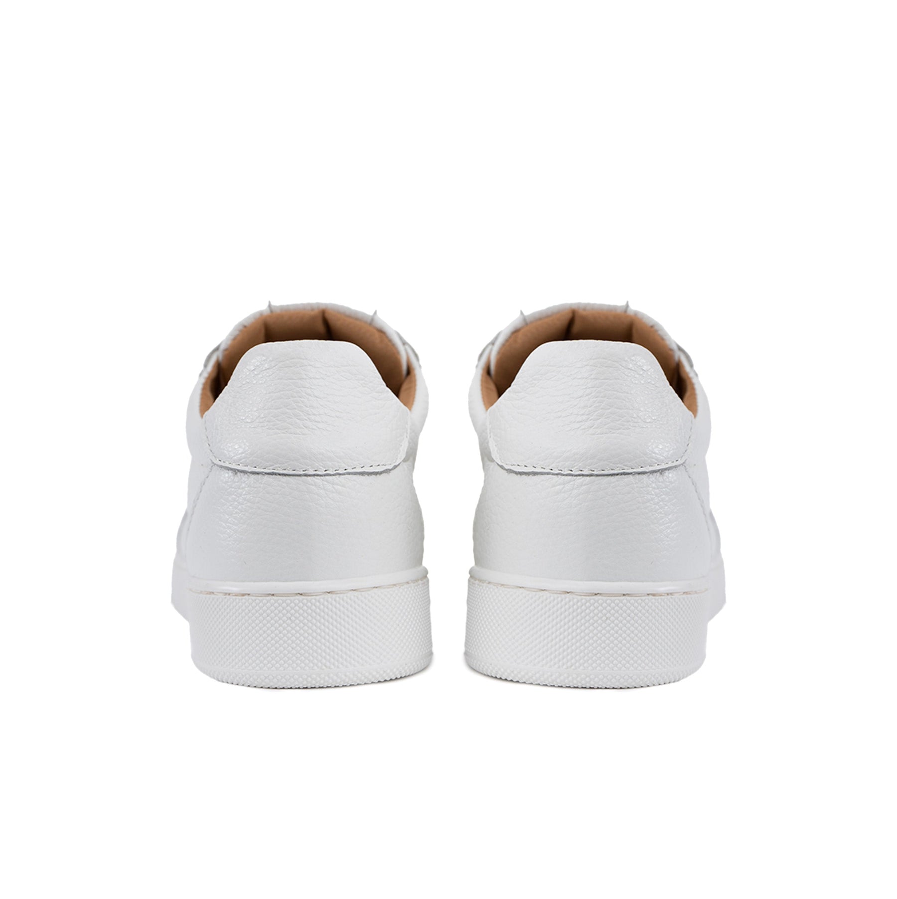 Fusion Total White Sneakers basse Uomo in Vera Pelle Bottolata