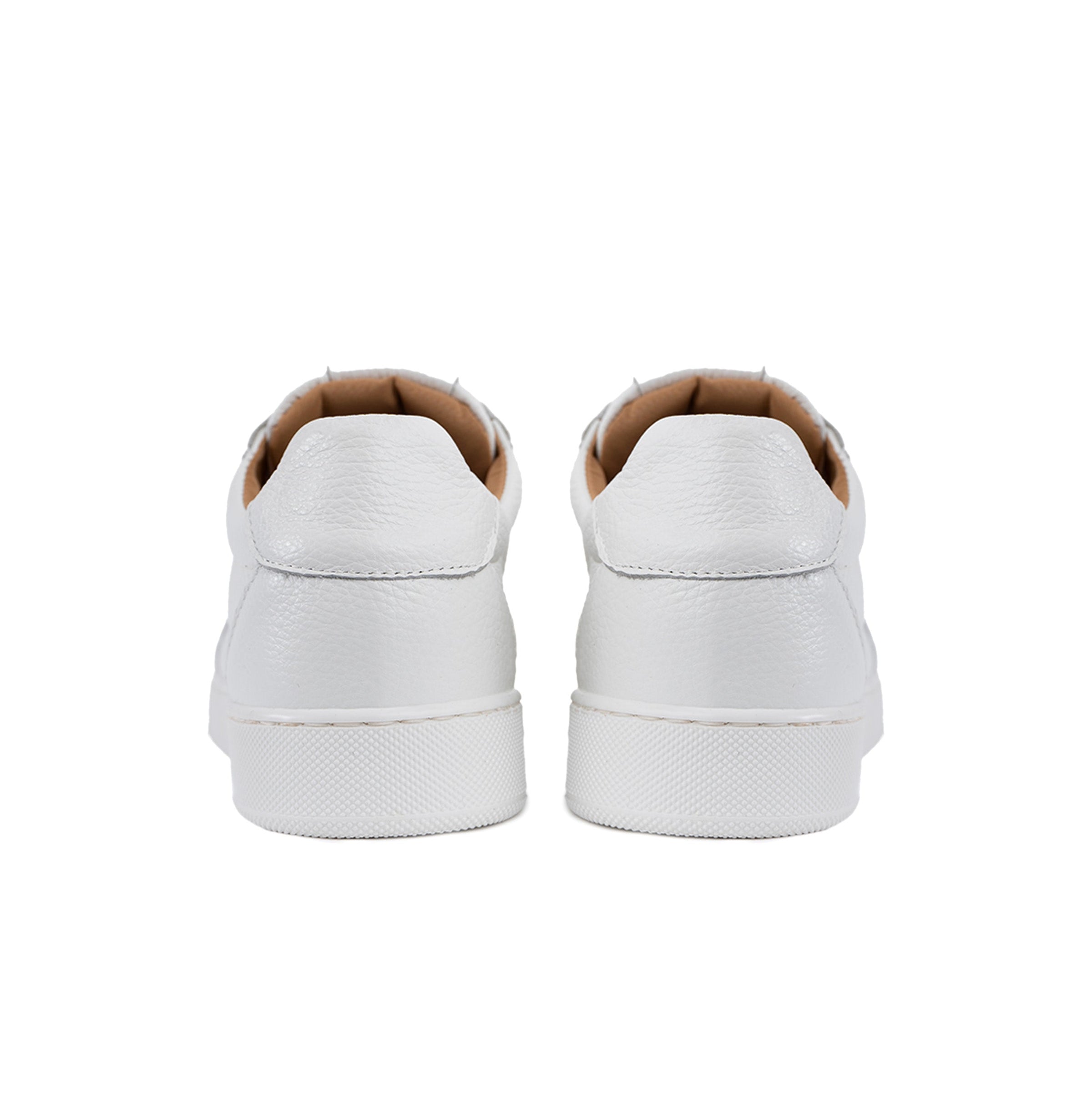 Fusion Total White Sneakers basse Uomo in Vera Pelle Bottolata