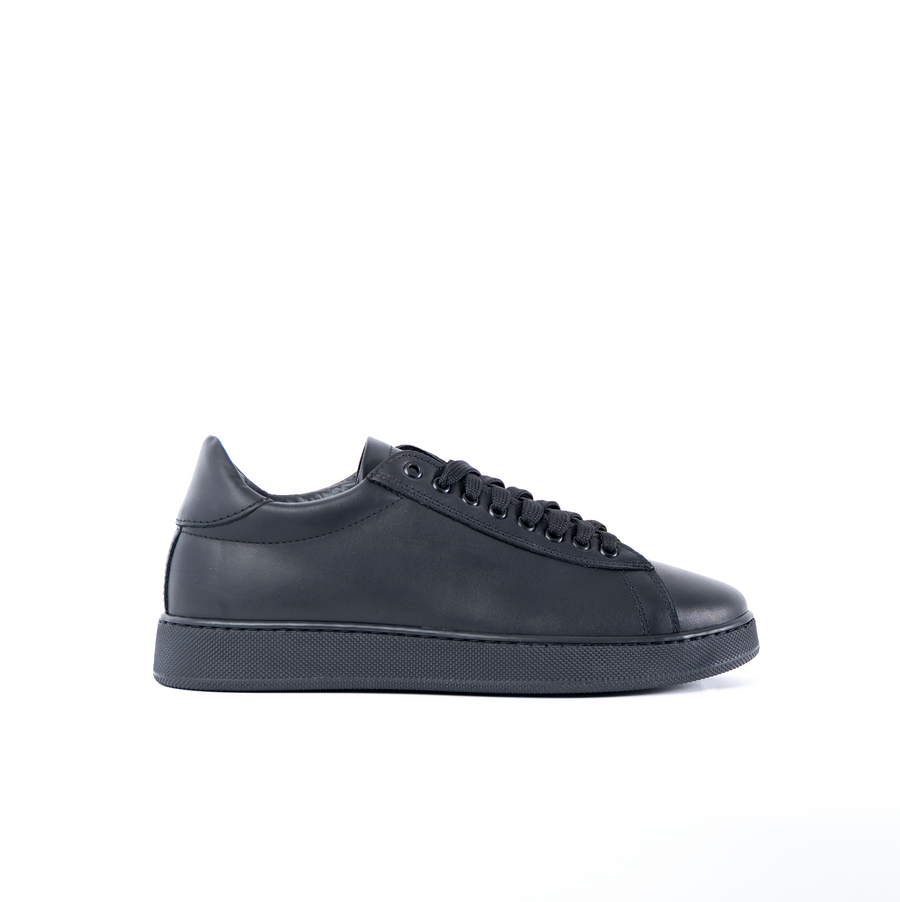 Sneakers basse Uomo Black Smith in Vera Pelle