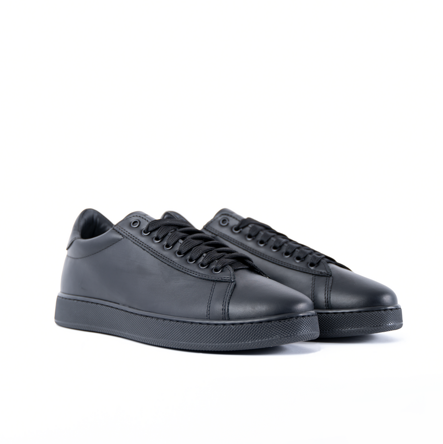 Sneakers basse Uomo Black Smith in Vera Pelle
