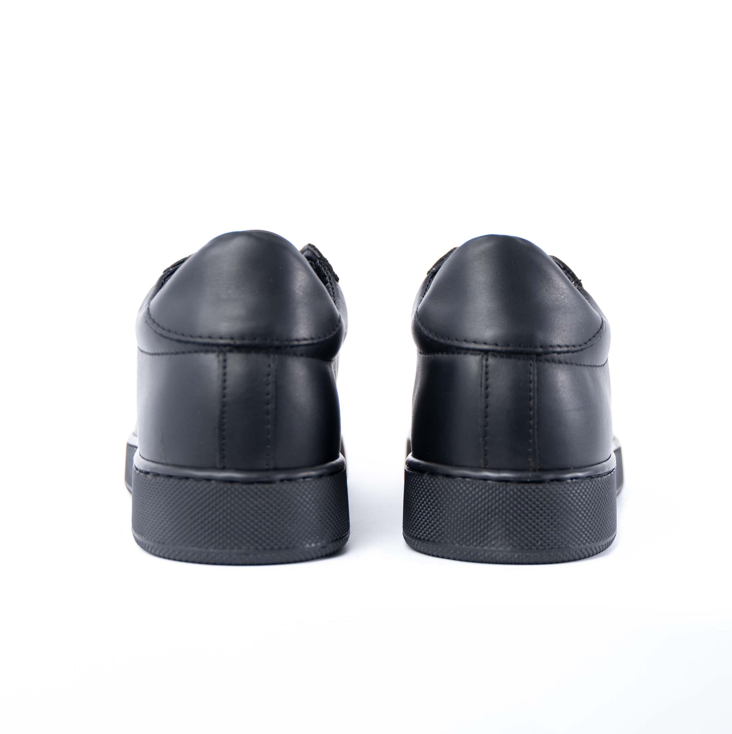 Sneakers basse Uomo Black Smith in Vera Pelle