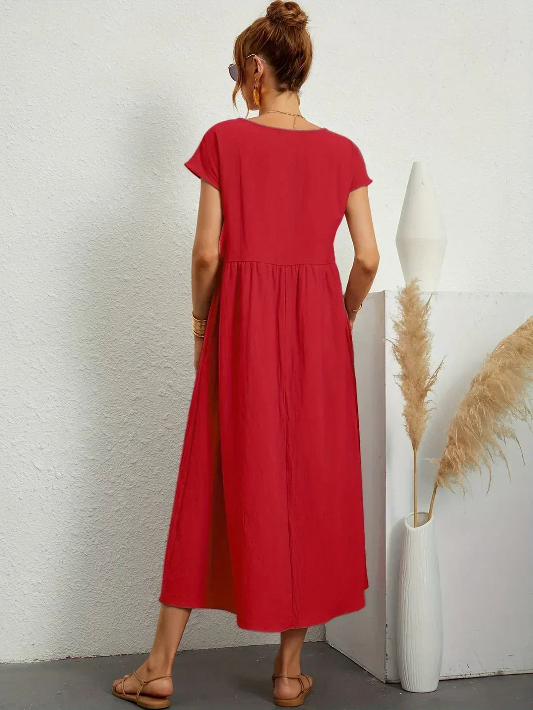 Gabrielle™ | Abito midi fluido dall'eleganza senza tempo