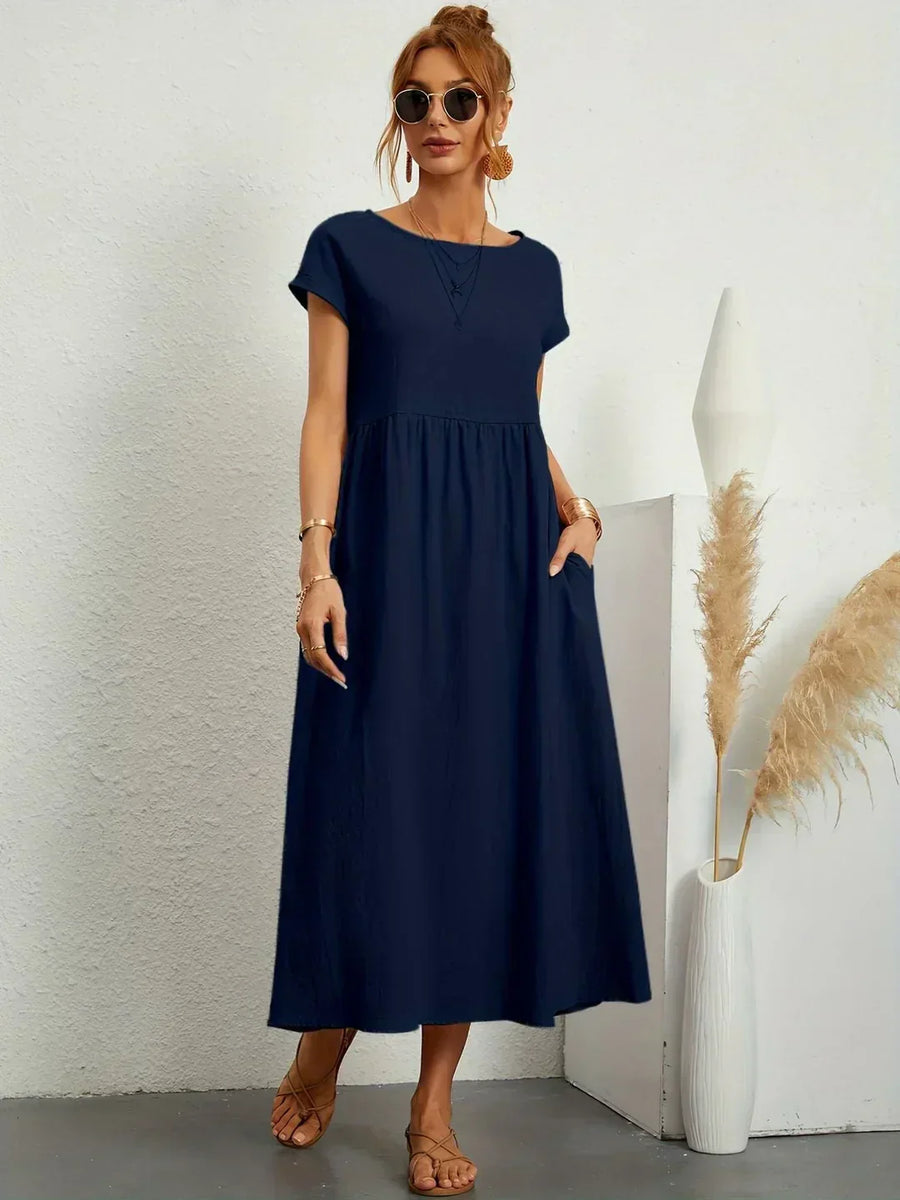 Gabrielle™ | Abito midi fluido dall'eleganza senza tempo