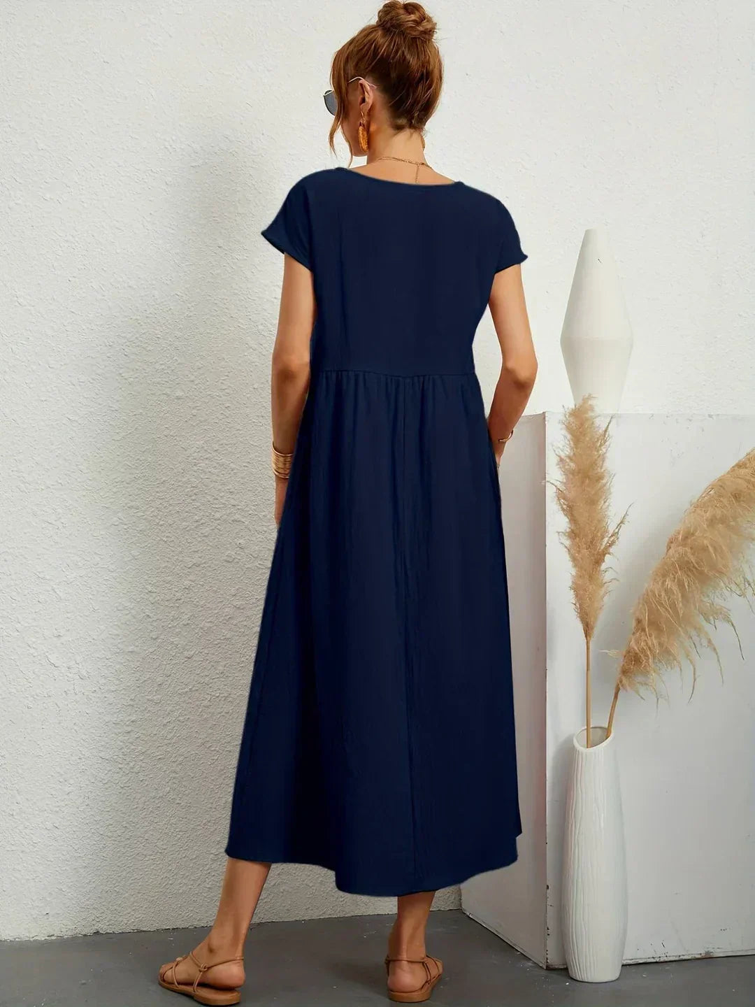 Gabrielle™ | Abito midi fluido dall'eleganza senza tempo