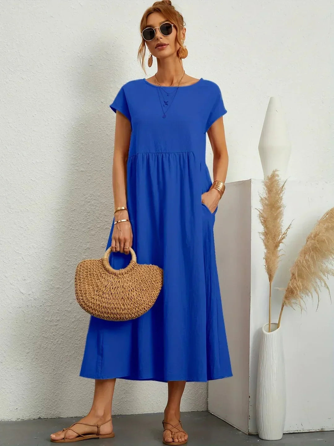 Gabrielle™ | Abito midi fluido dall'eleganza senza tempo