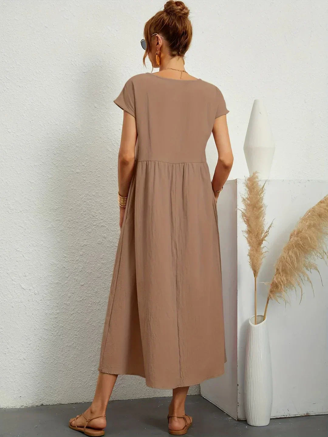 Gabrielle™ | Abito midi fluido dall'eleganza senza tempo