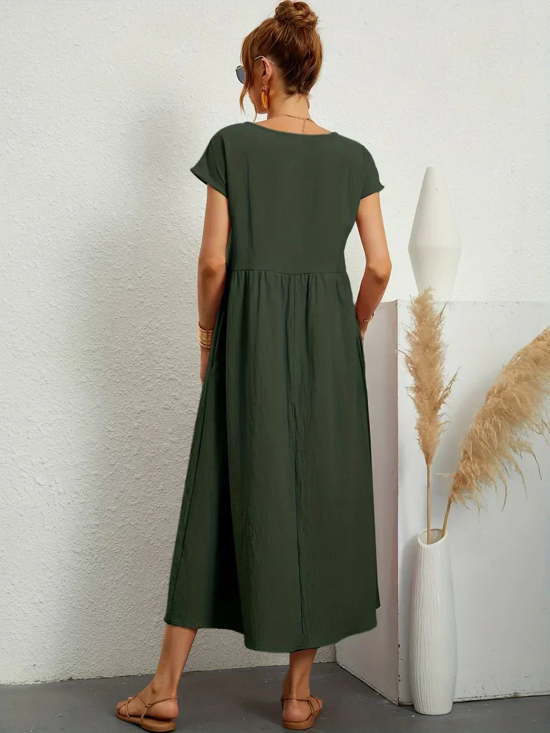Gabrielle™ | Abito midi fluido dall'eleganza senza tempo