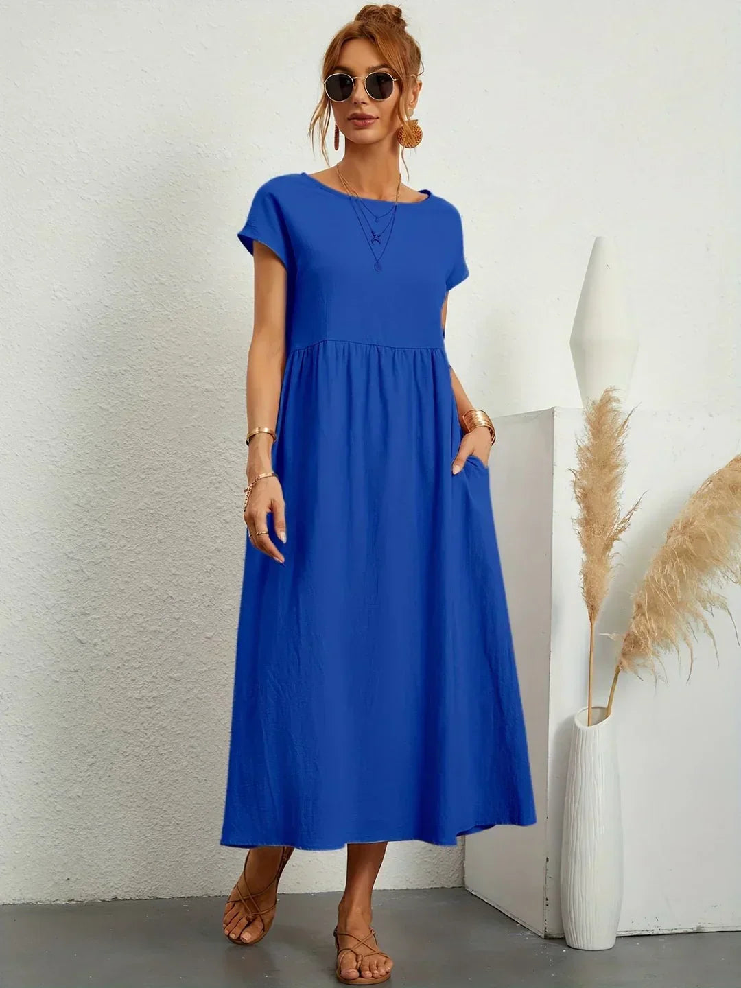 Gabrielle™ | Abito midi fluido dall'eleganza senza tempo