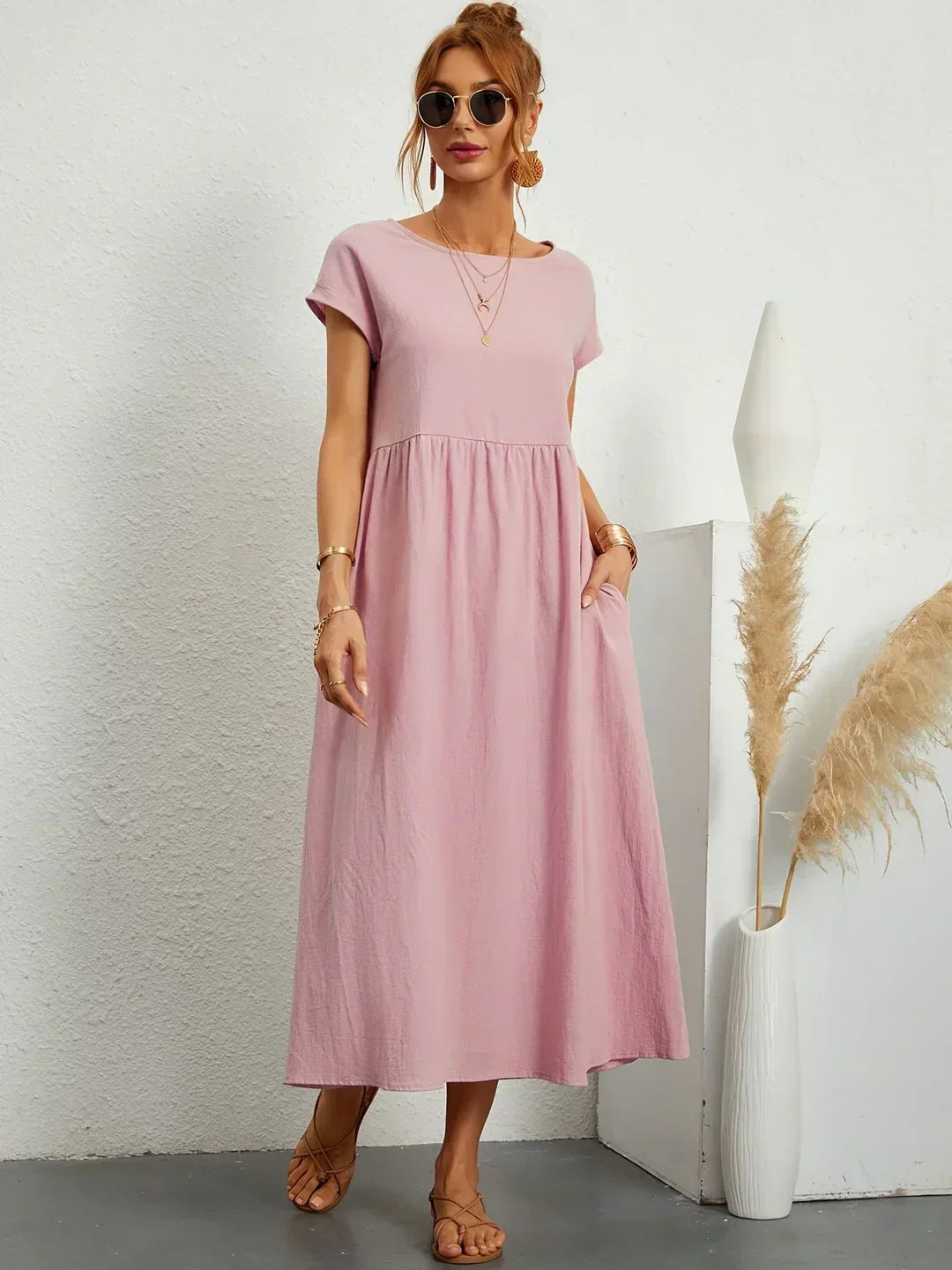Gabrielle™ | Abito midi fluido dall'eleganza senza tempo