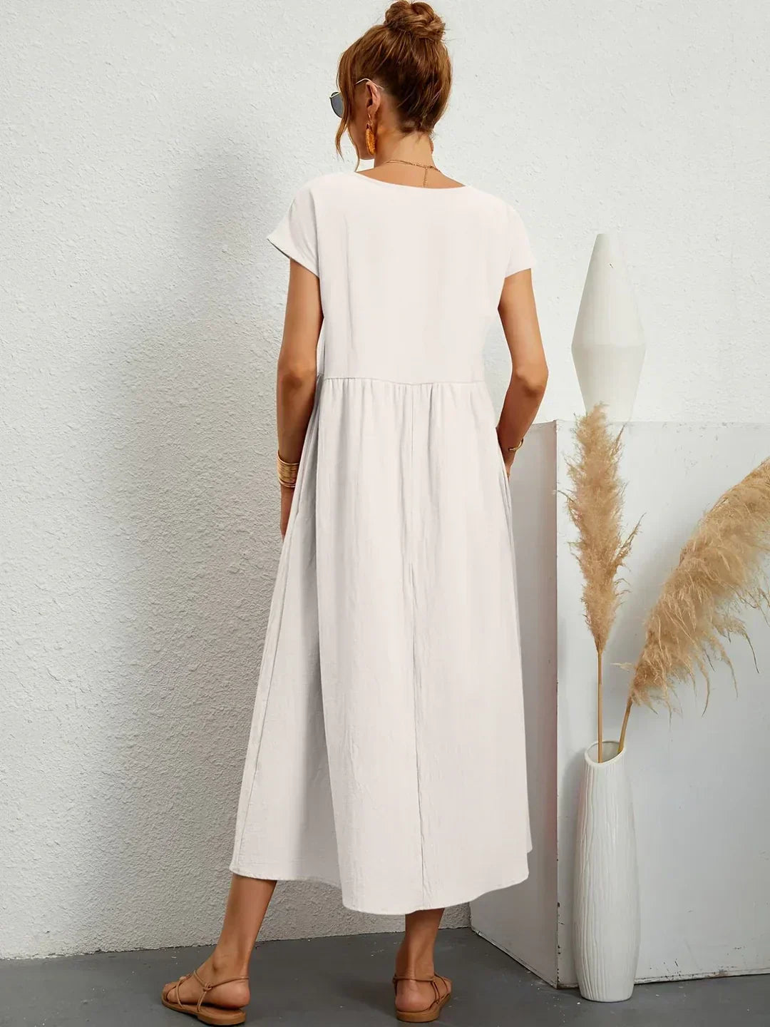 Gabrielle™ | Abito midi fluido dall'eleganza senza tempo