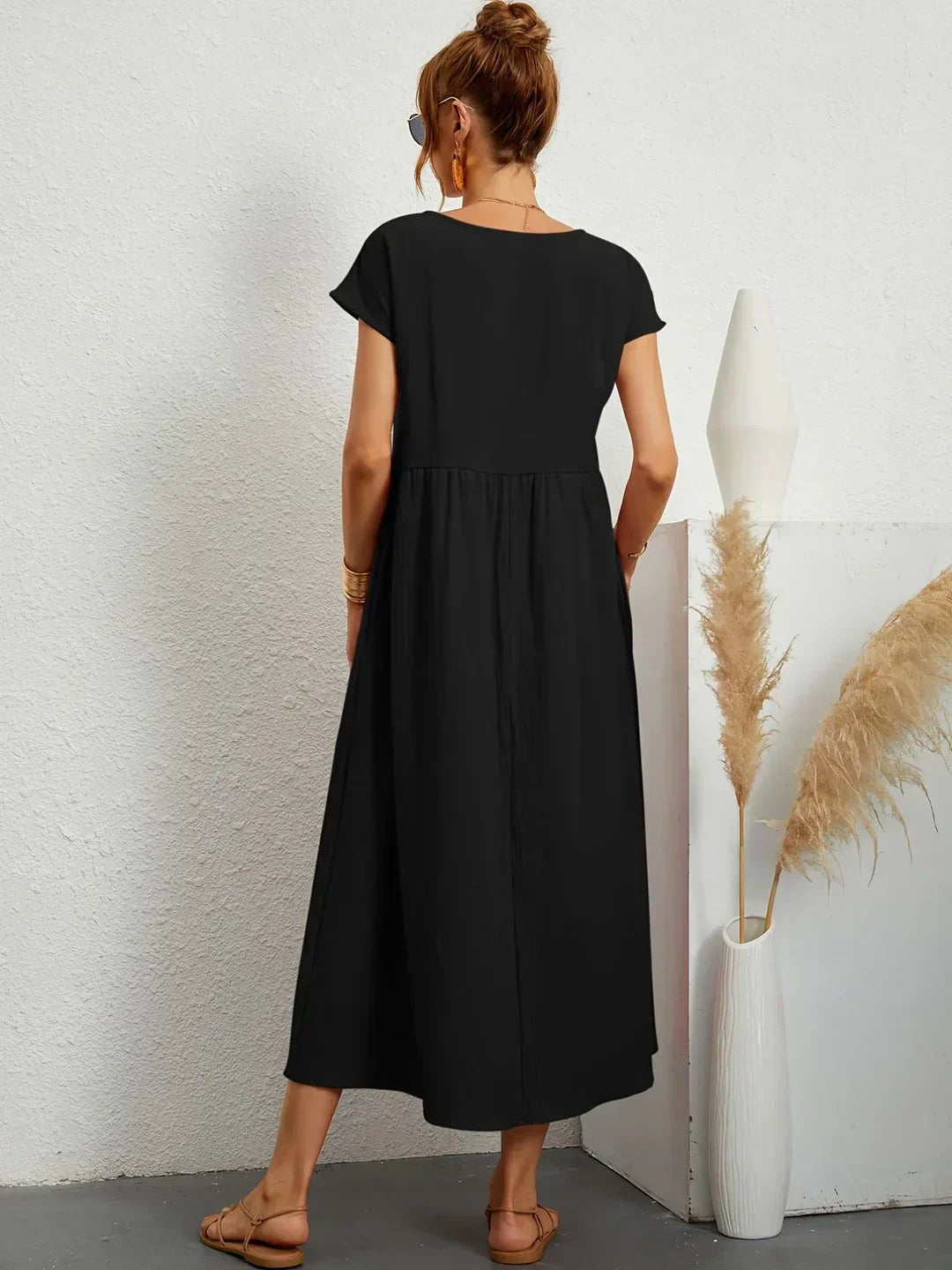 Gabrielle™ | Abito midi fluido dall'eleganza senza tempo