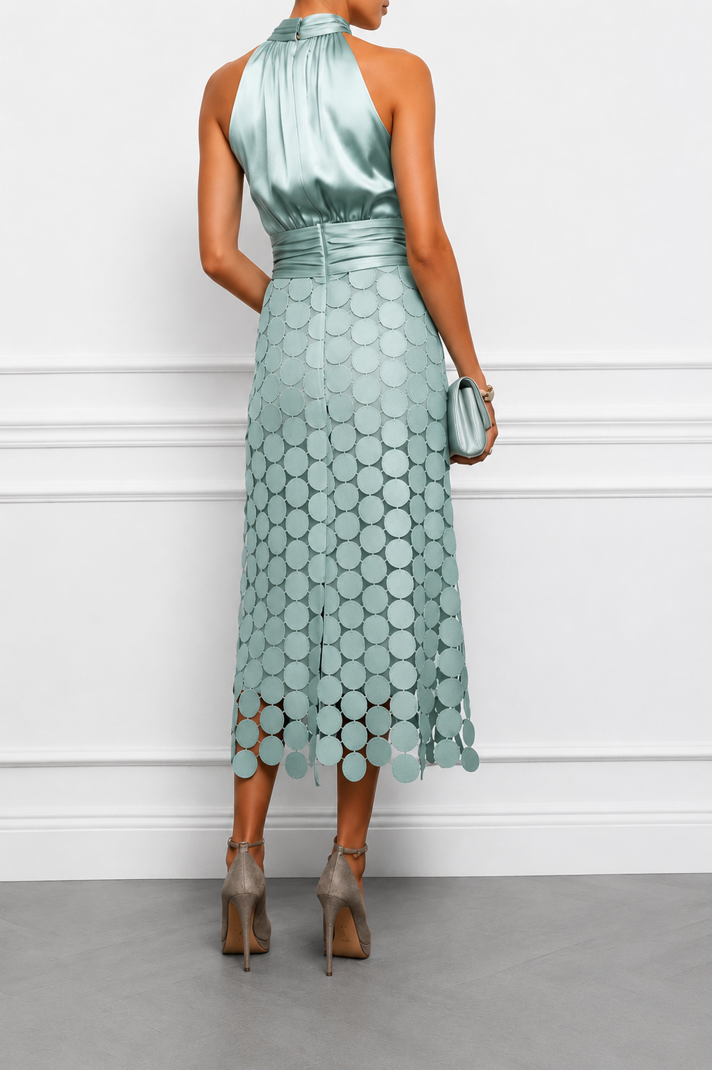 Irène | Abito Midi con Scollo Halter