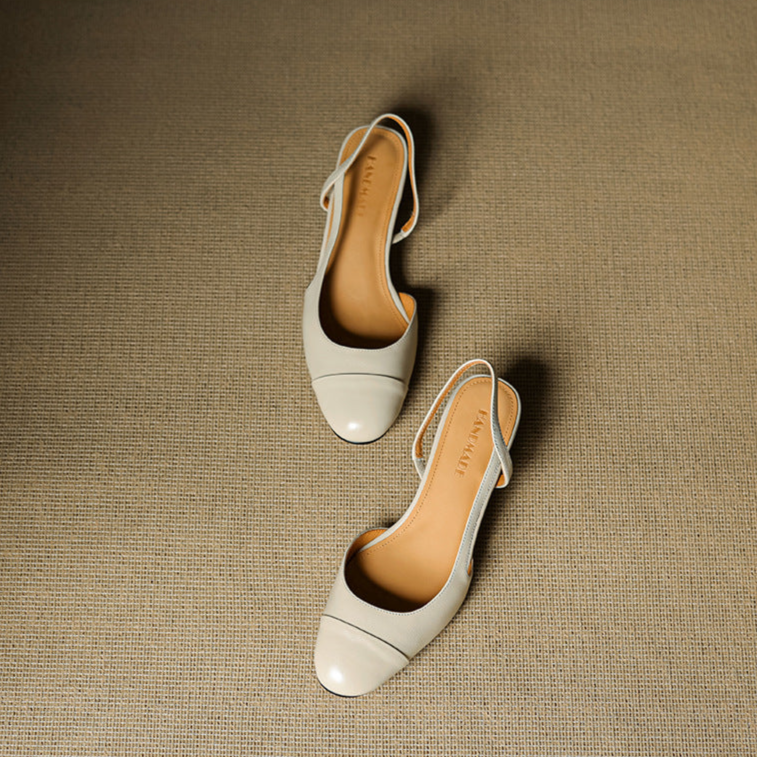 Reyna Pump in Vera Pelle