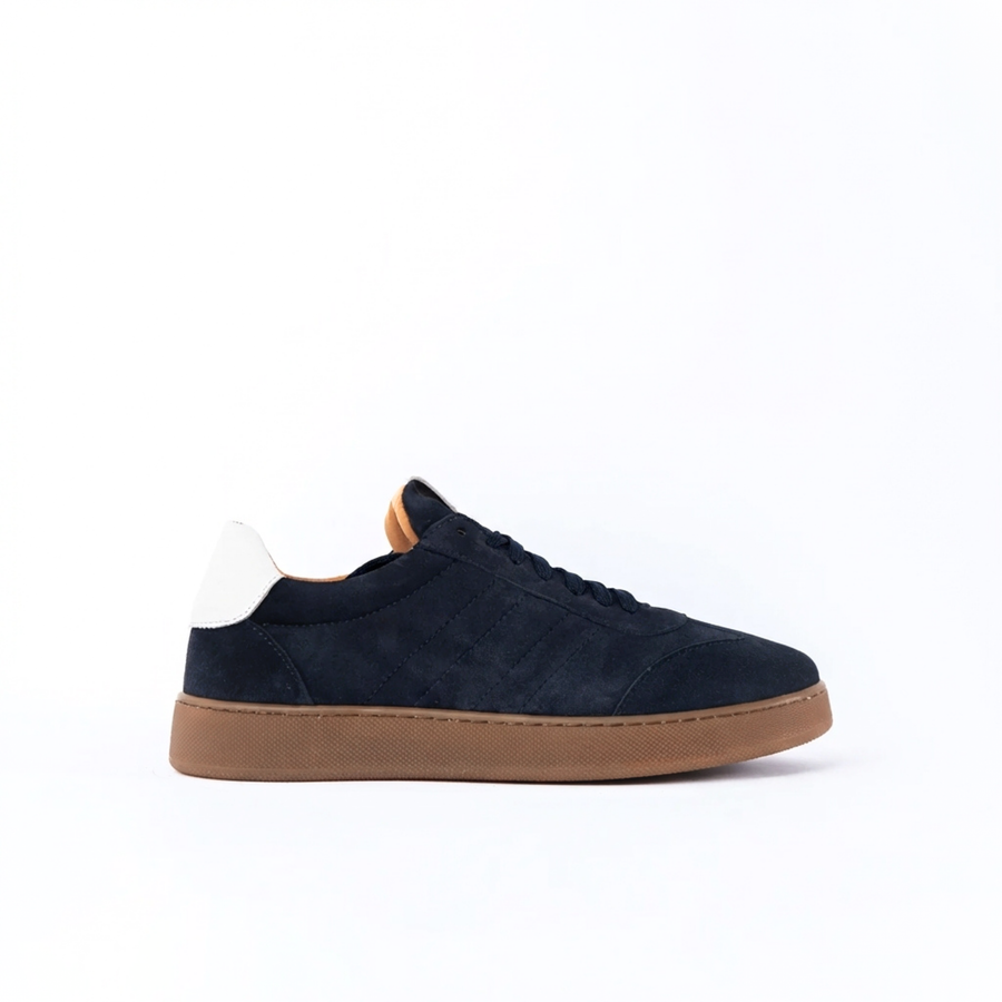 Nuove sneakers basse uomo Fusion in morbido camoscio