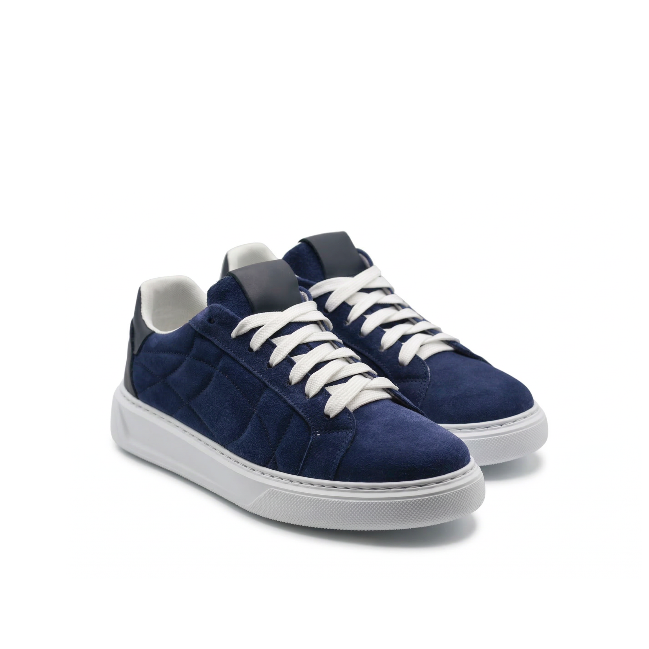 Orion Sneakers Uomo in Camoscio fondo bianco