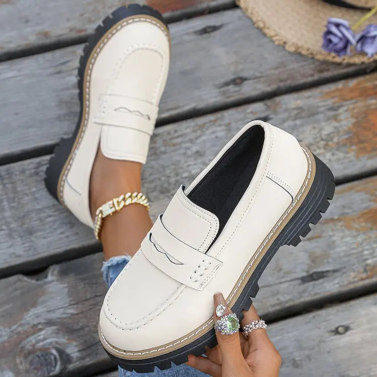 Elina | Classic Comfort Platform Loafers
