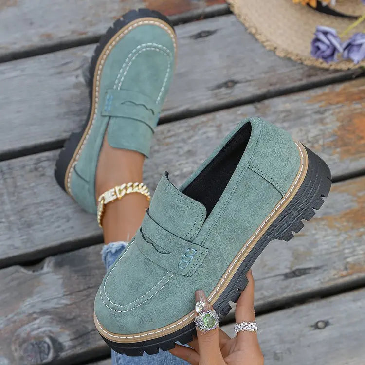Elina | Classic Comfort Platform Loafers