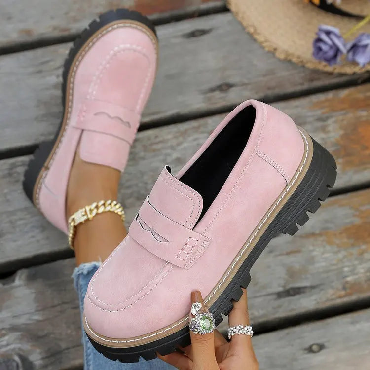 Elina | Classic Comfort Platform Loafers