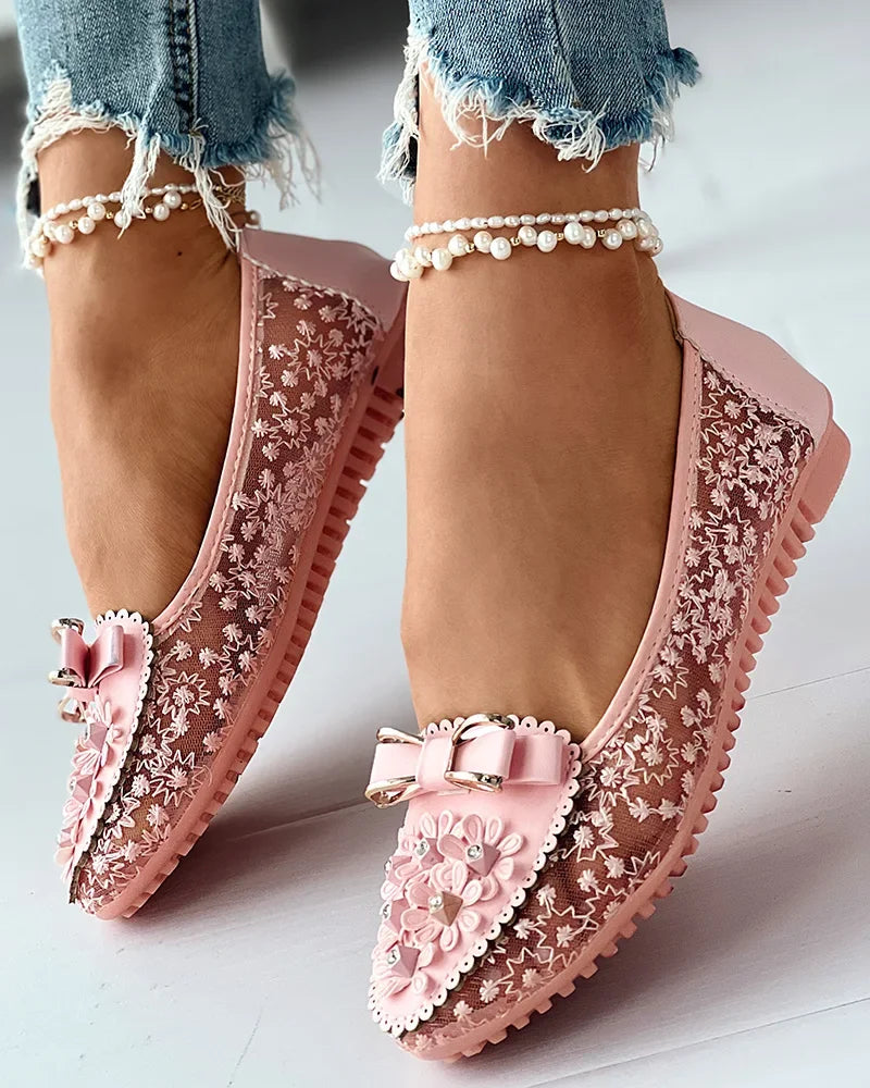 RAFFAELLA | Eleganti Ballerine Ortopediche con Supporto per il Sollievo dal Dolore e Design Romantico per Ogni Giorno