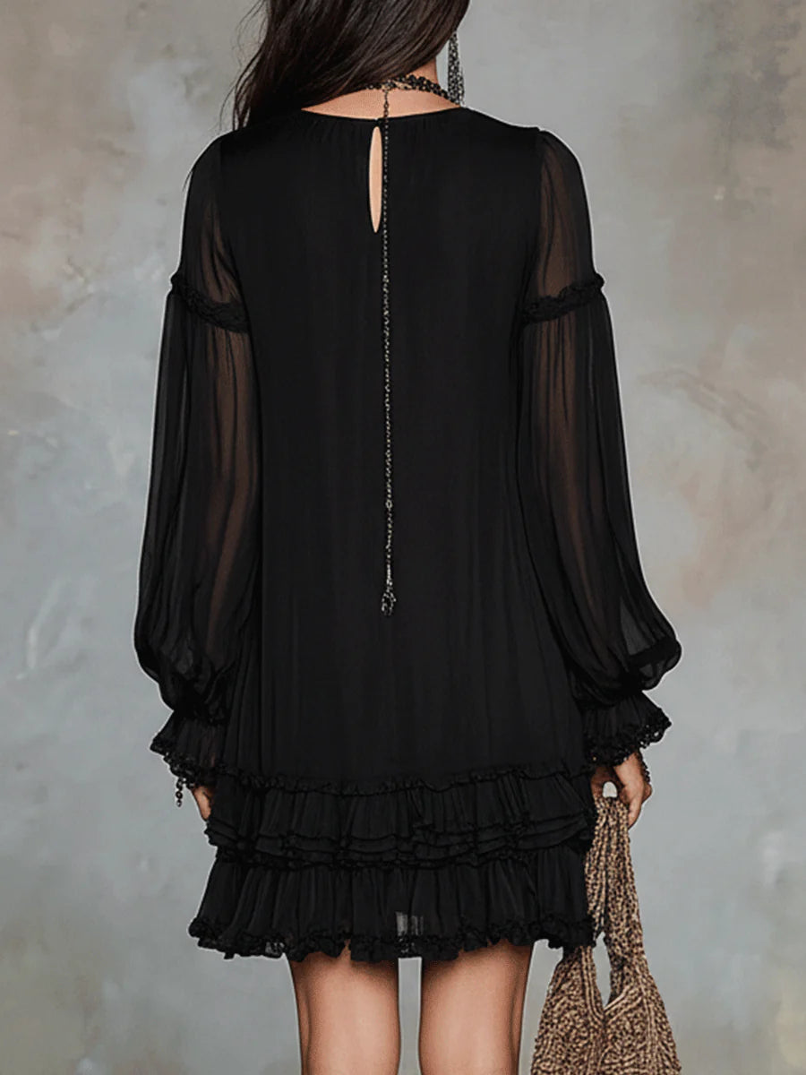 AURELIA | ABITO MINI CON RUFFLE