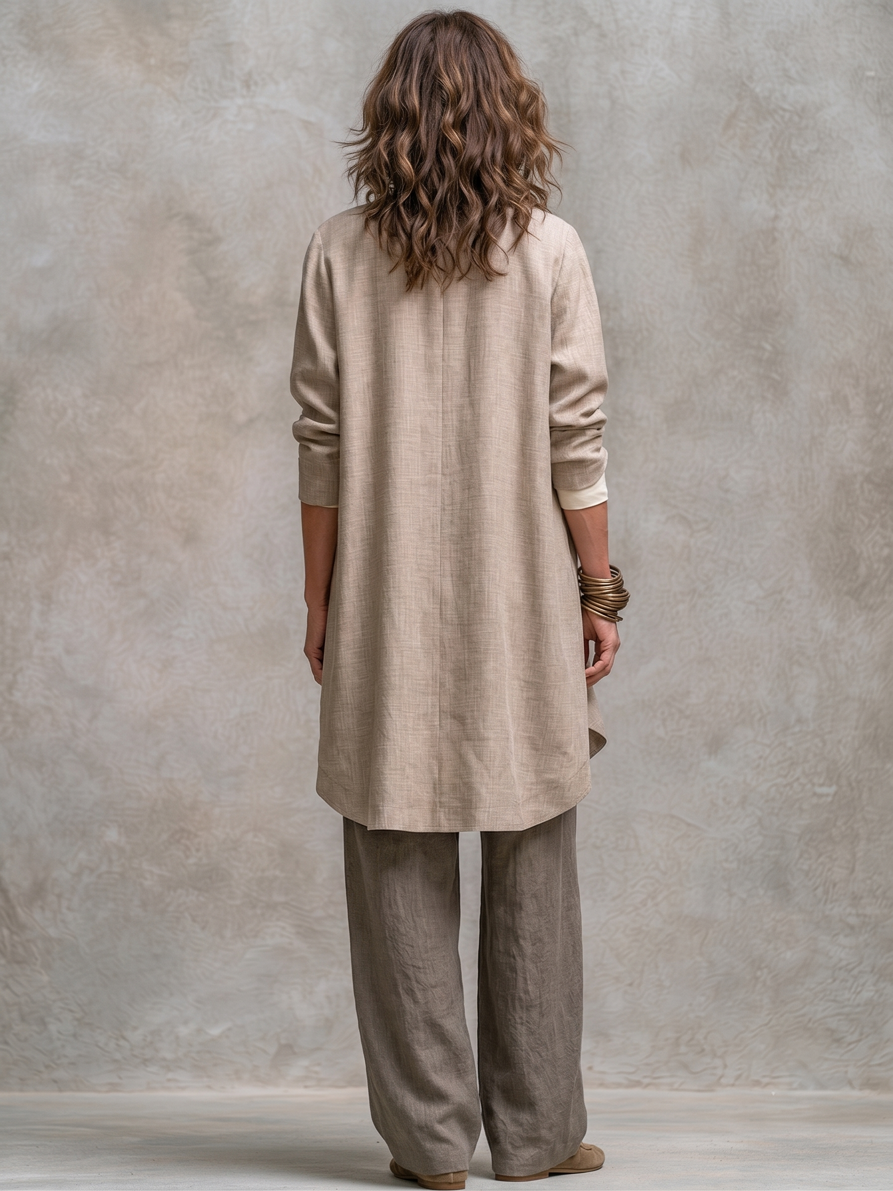 Simone | Set a tre pezzi con pantaloni larghi